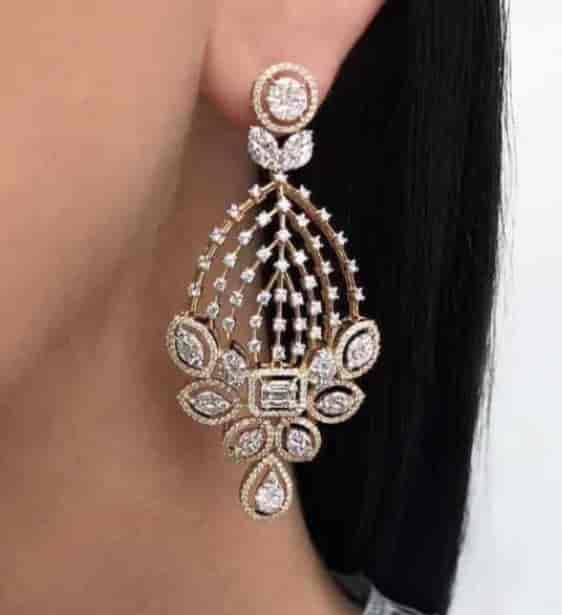 Fancy kanke earrings store