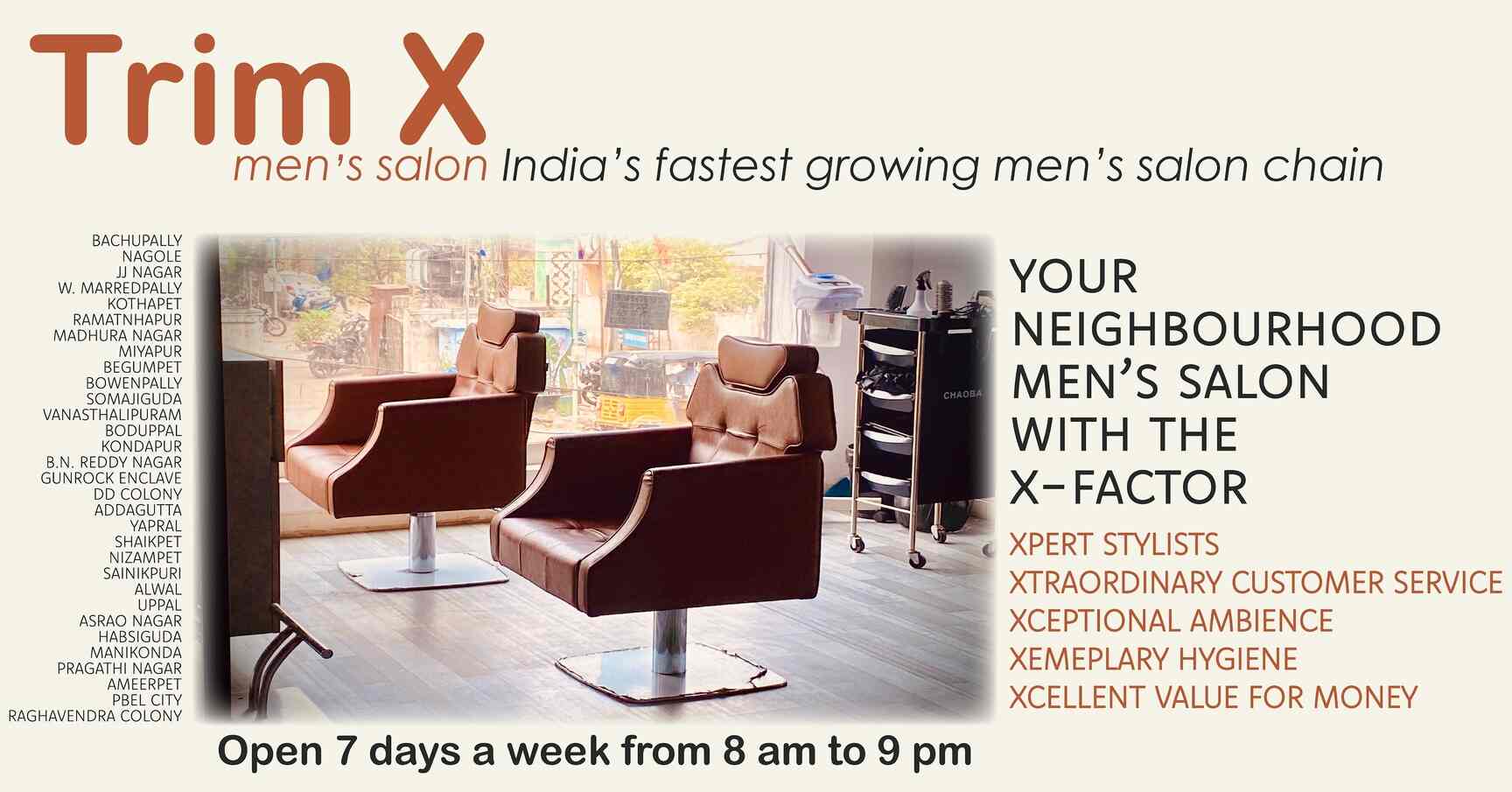 Trim X Menu2019s Salon in Boduppal,Hyderabad Best Hair Stylists in