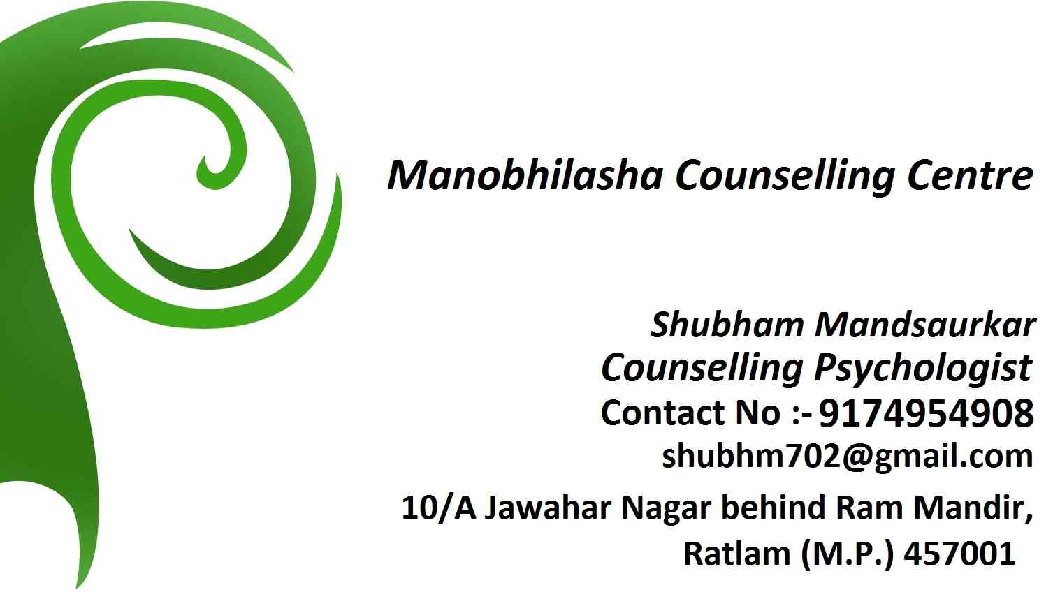 Top Counselling Services in Ratlam Best Counselling Psychologist near