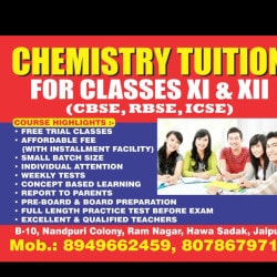 Tuition For Chemistry