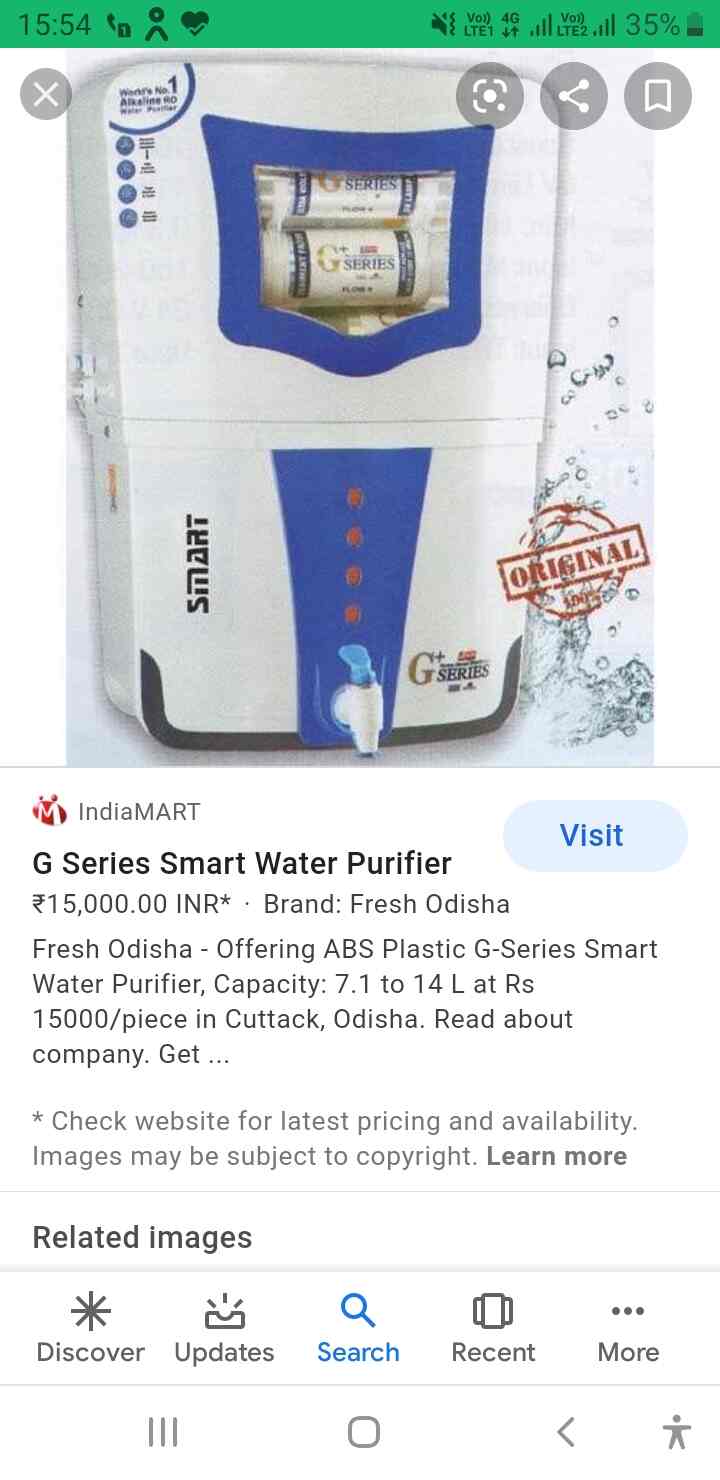 Live gourd soft R.O Water Purifier in Sigra,Varanasi Best Water