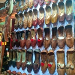 Raj Chappal Store in Bapu Bazar, Jaipur
