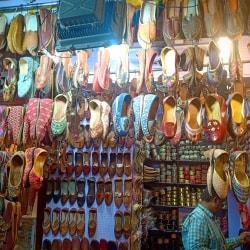 Raj Chappal Store in Bapu Bazar, Jaipur