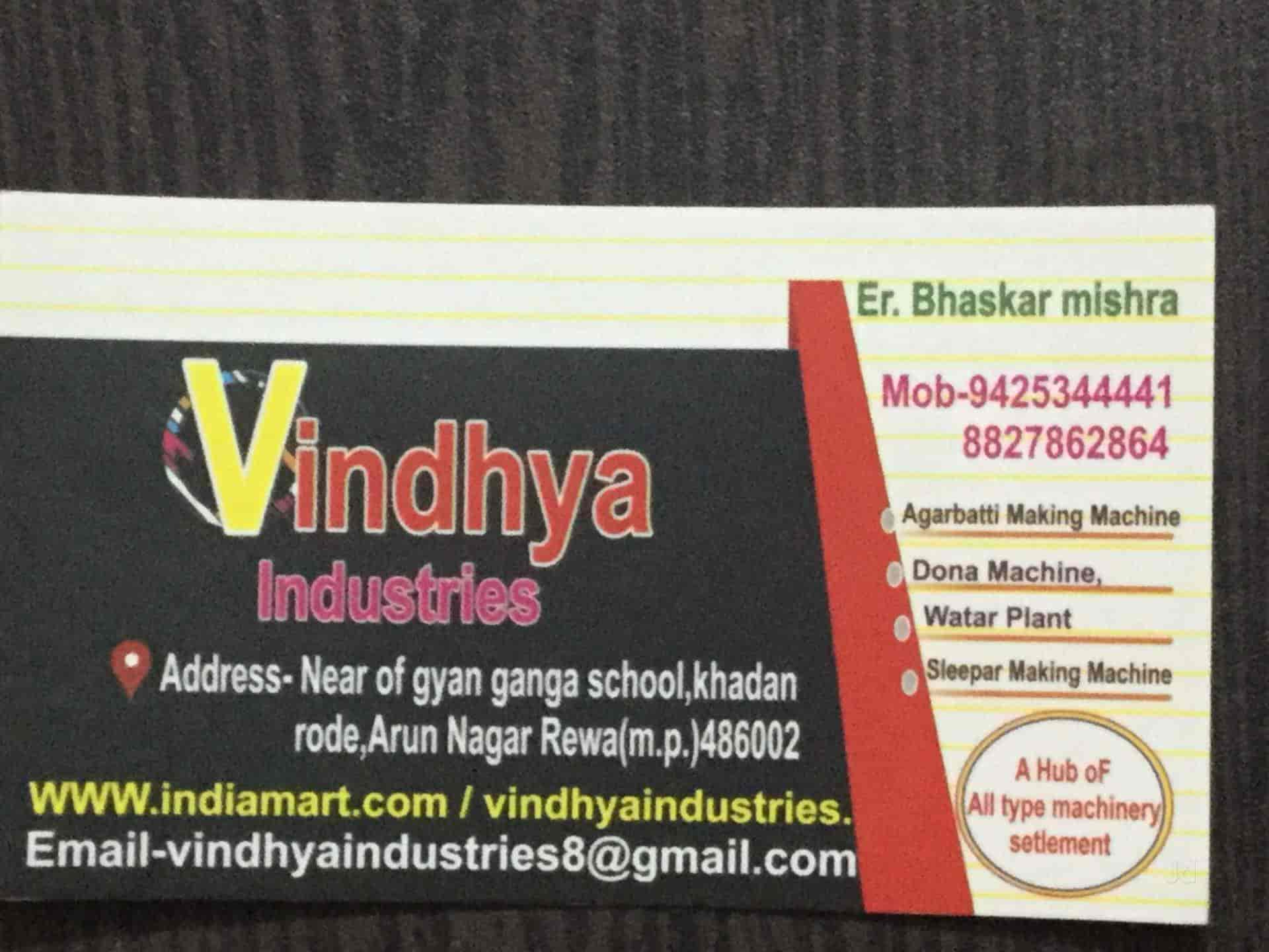 Vindhya Industries in Anantpur,Rewa Best White Agarbatti Stick