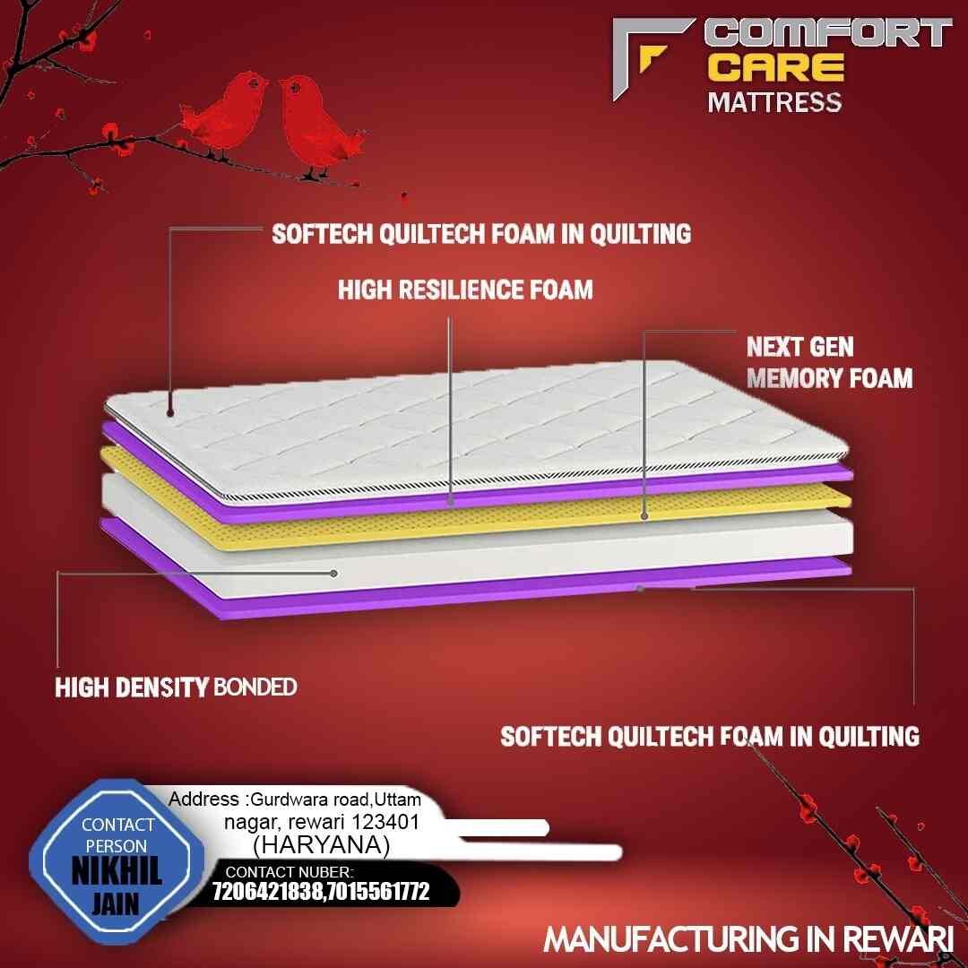 Comfort Care Mattress in Uttam Nagar,Rewari Best Mattress Dealers in