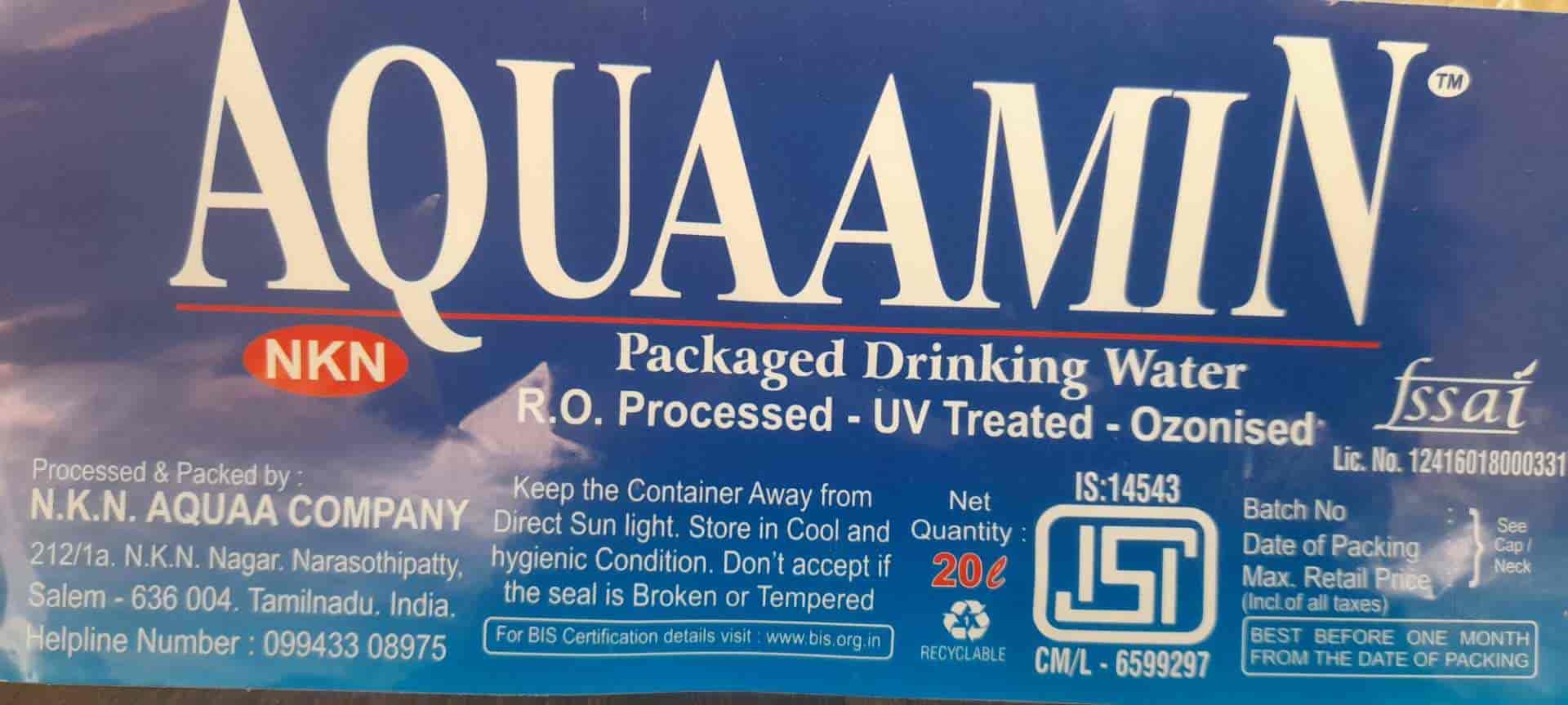 Nkn Aquaa Min Company in Narasothipatti,Salem - Best Water Suppliers near  me in Salem - Justdial