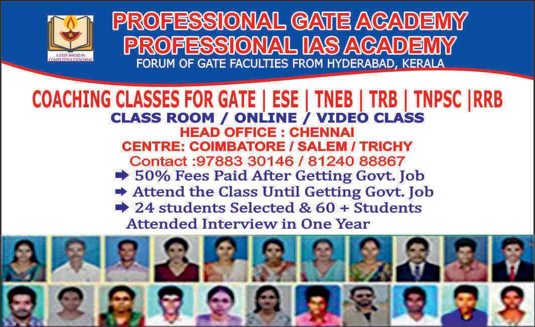 Top Tutorials For Trb in Salem Best Trb Coaching Classes near me