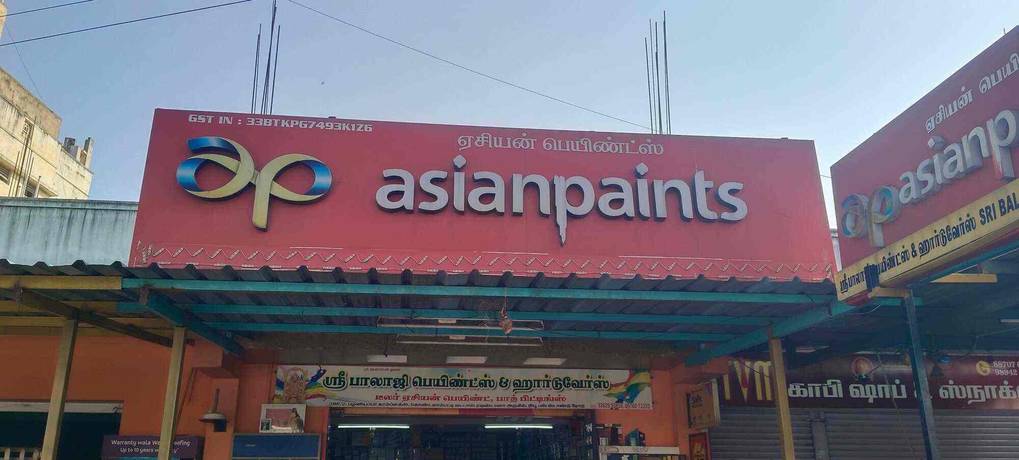 Top Asian Paints Distemper Paint Dealers in Salem Best Asian Paints