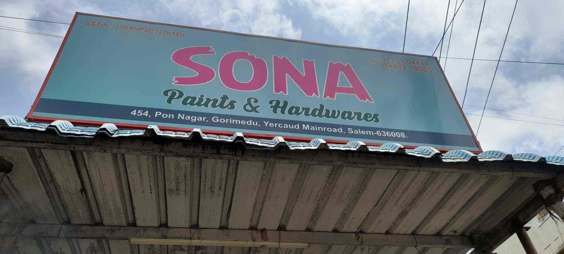 Sona Paints & Hardwares in Gorimedu,Salem Best Paint Dealers in Salem
