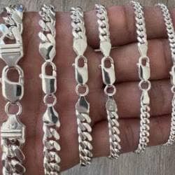 Popular silver bracelets online