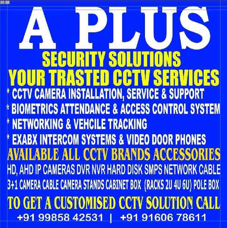 Aplus Security Solutions in Manjeera Nagar,Sangareddy Best CCTV