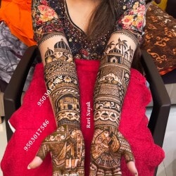 Rajasthani Mehendi Art in Gaon Bhag,Sangli - Best Bridal Mehendi ...