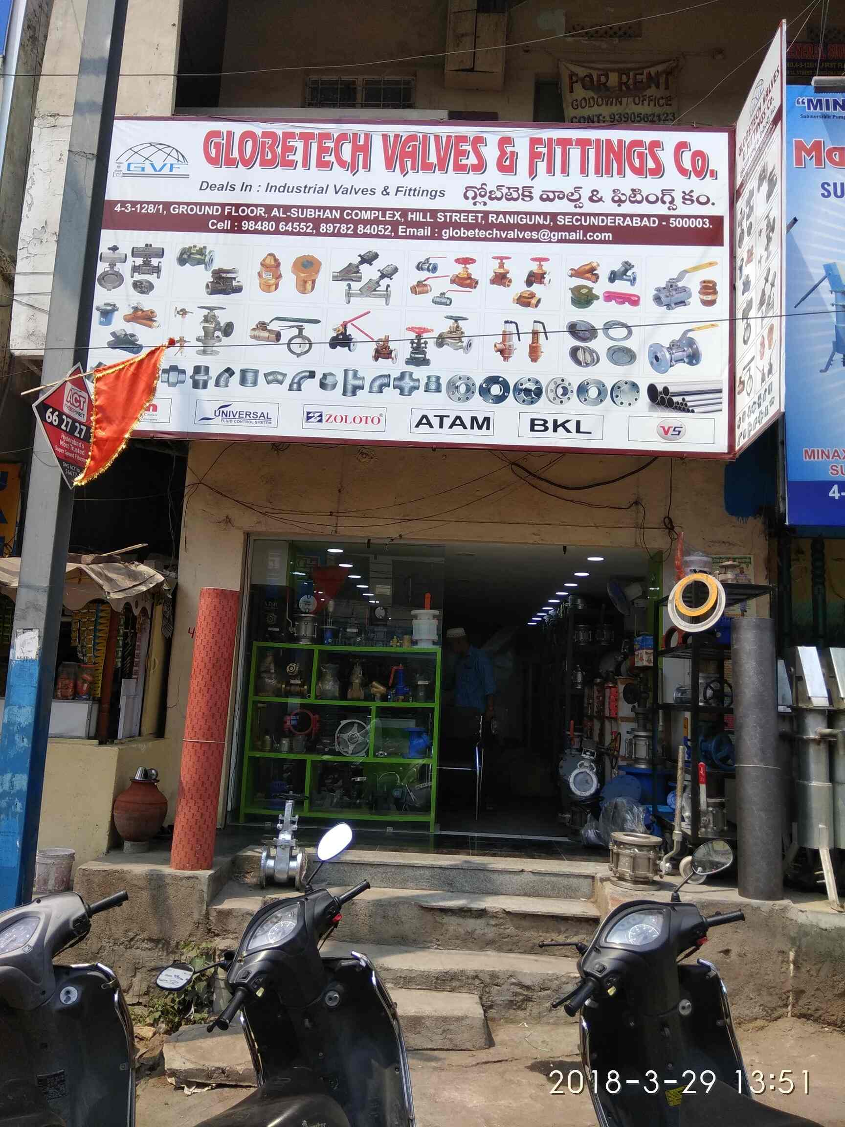 Globetech Valves And Fittings Co in Secunderabad City,Hyderabad Best