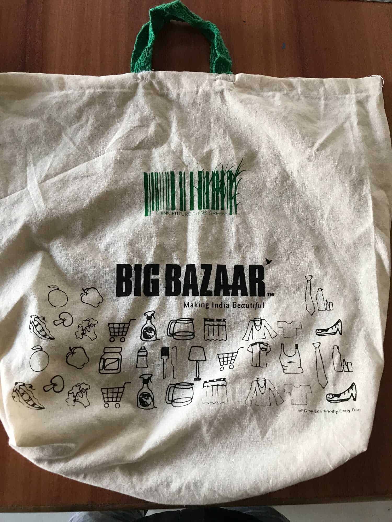 Big bazaar cloth bag clearance