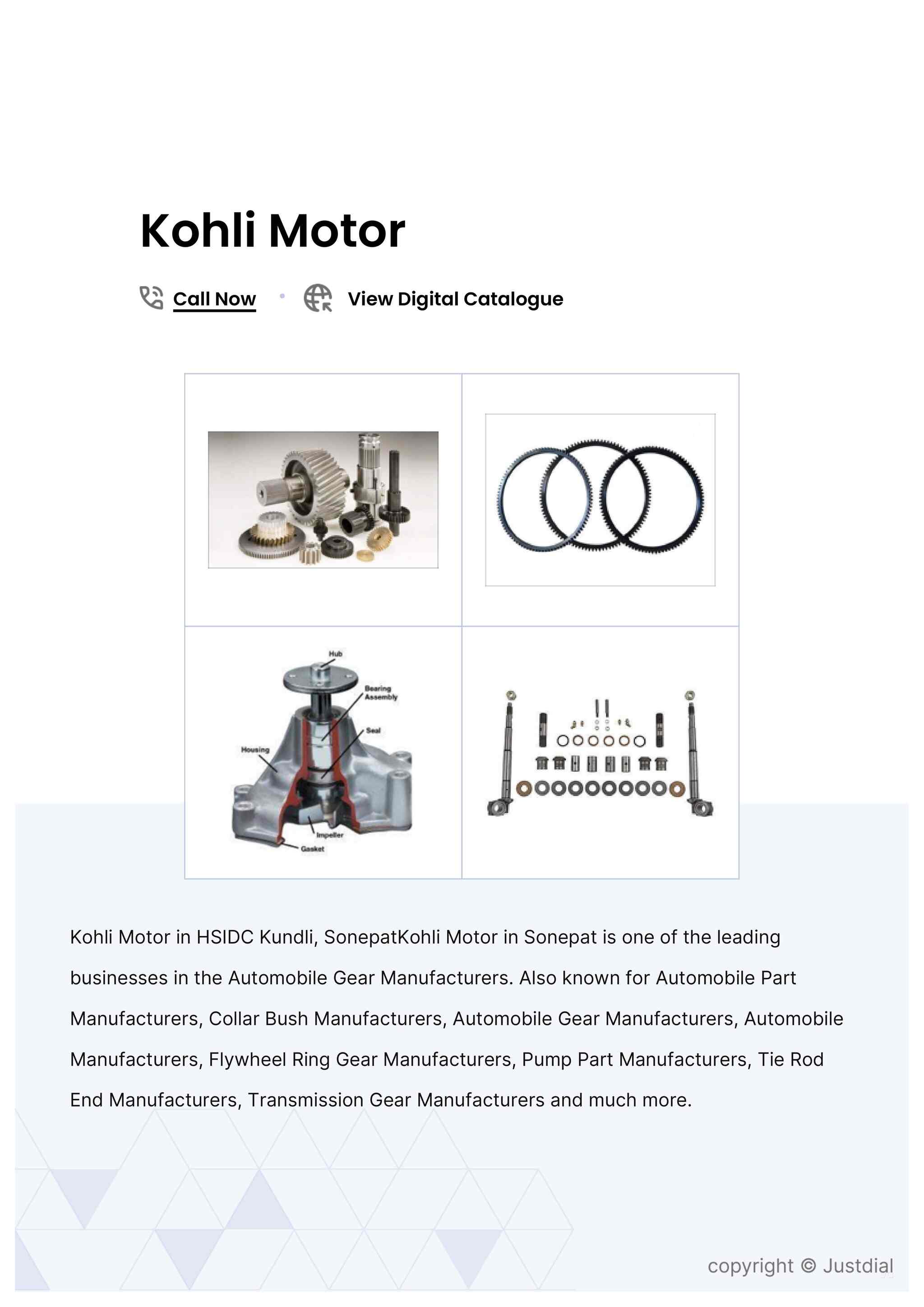 King Pin and Bushes in Sonepat at ₹ 20 ₹ 800 Pc by Kmc