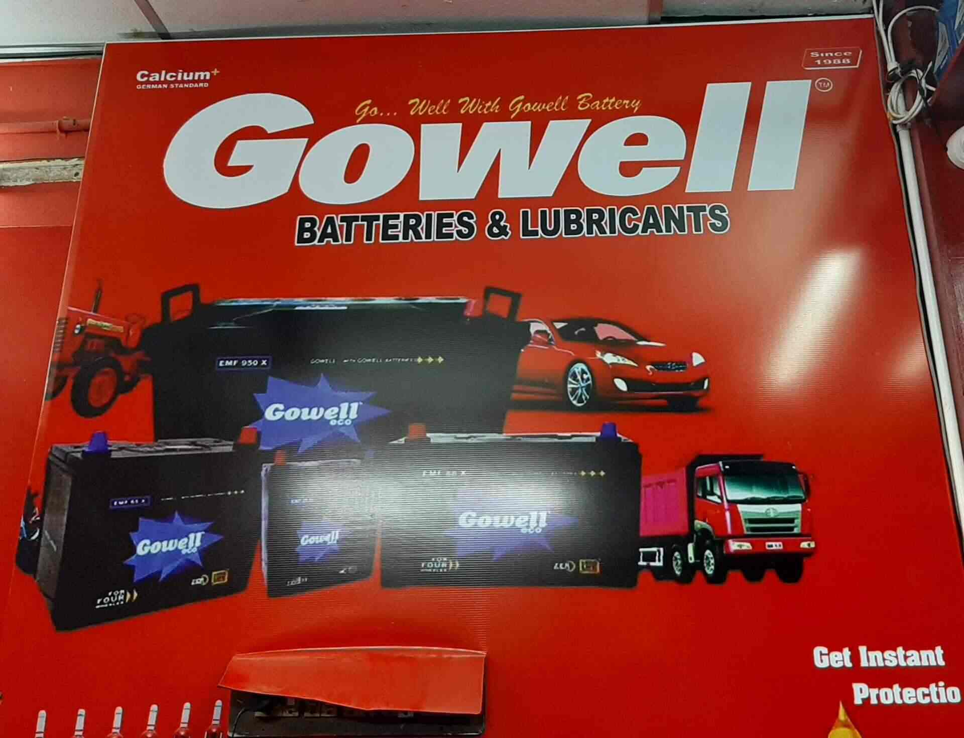 gowell bike battery price