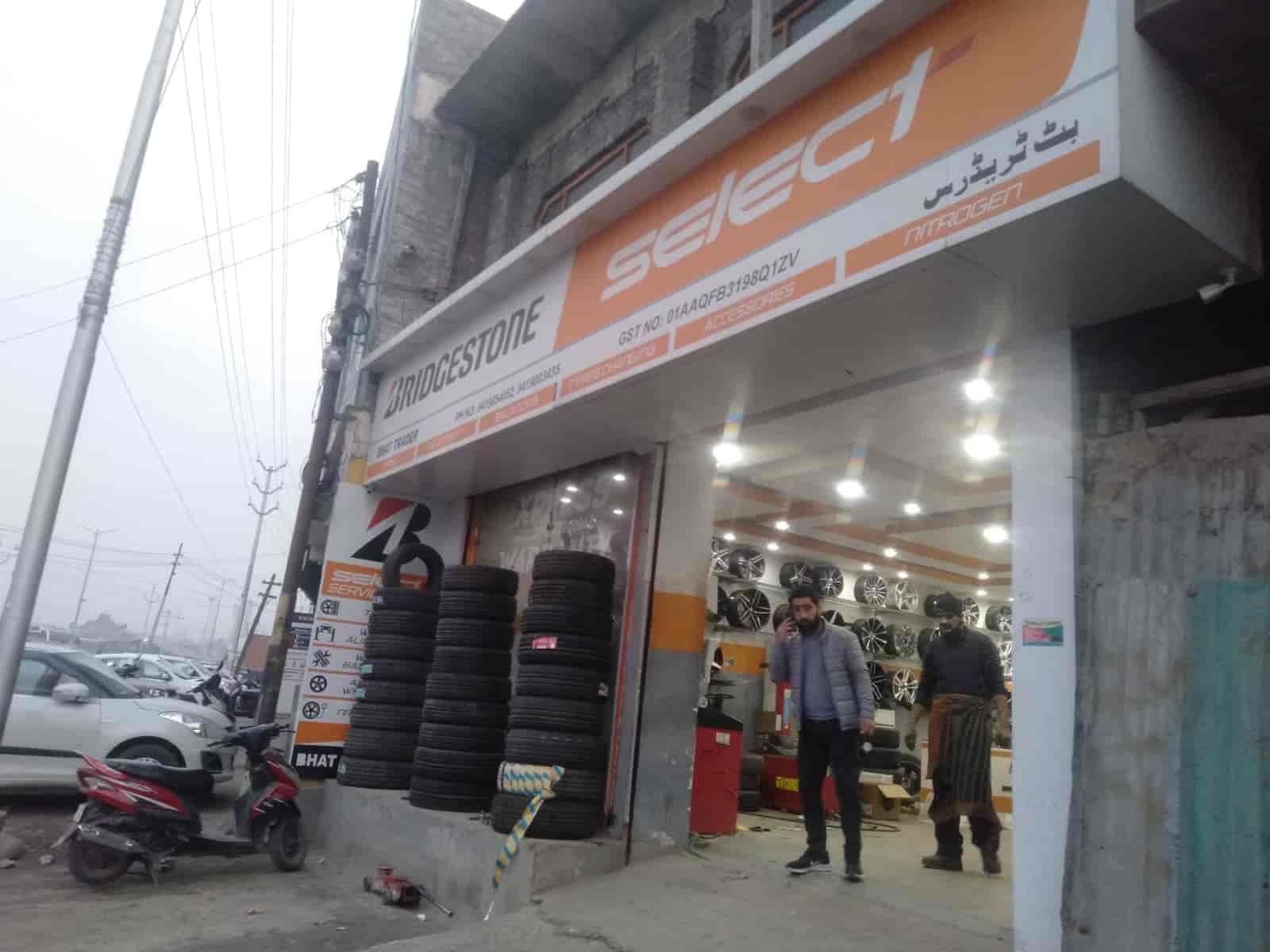 Bhat Traders in Batamaloo,Srinagar Best BridgestoneCar Tyre Dealers