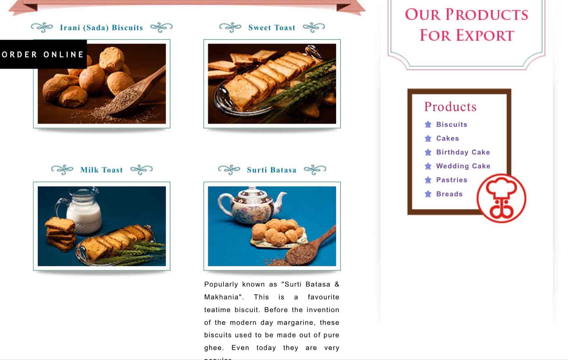 Dotivala Bakers & Confectioners in Nanpura,Surat Order Food Online