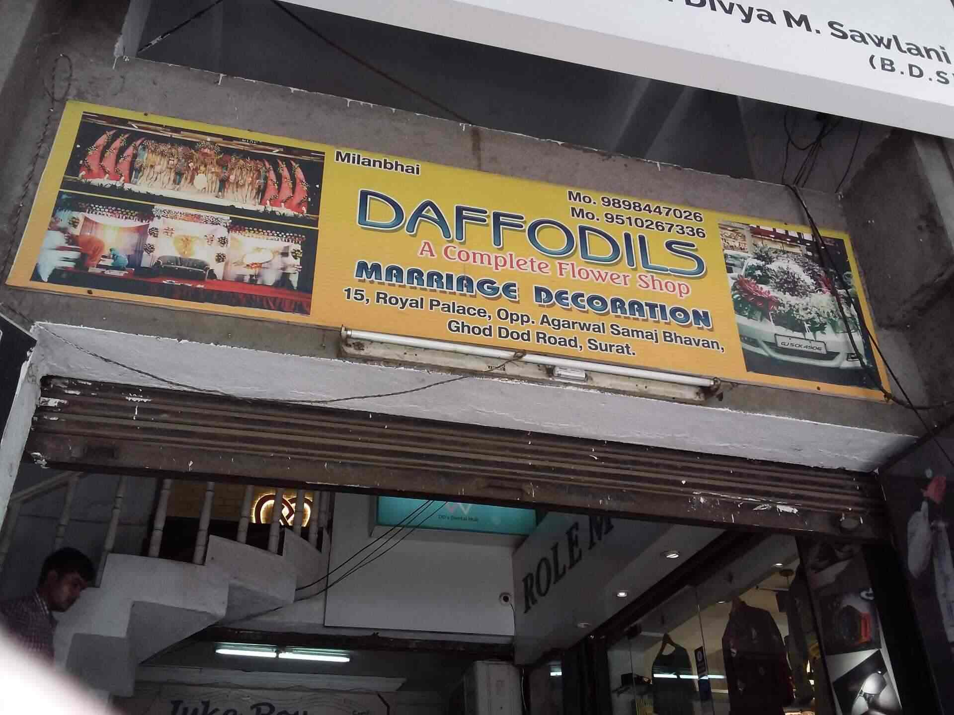 Daffodils in Ghoddod Road,Surat Best Flower Decorators in Surat