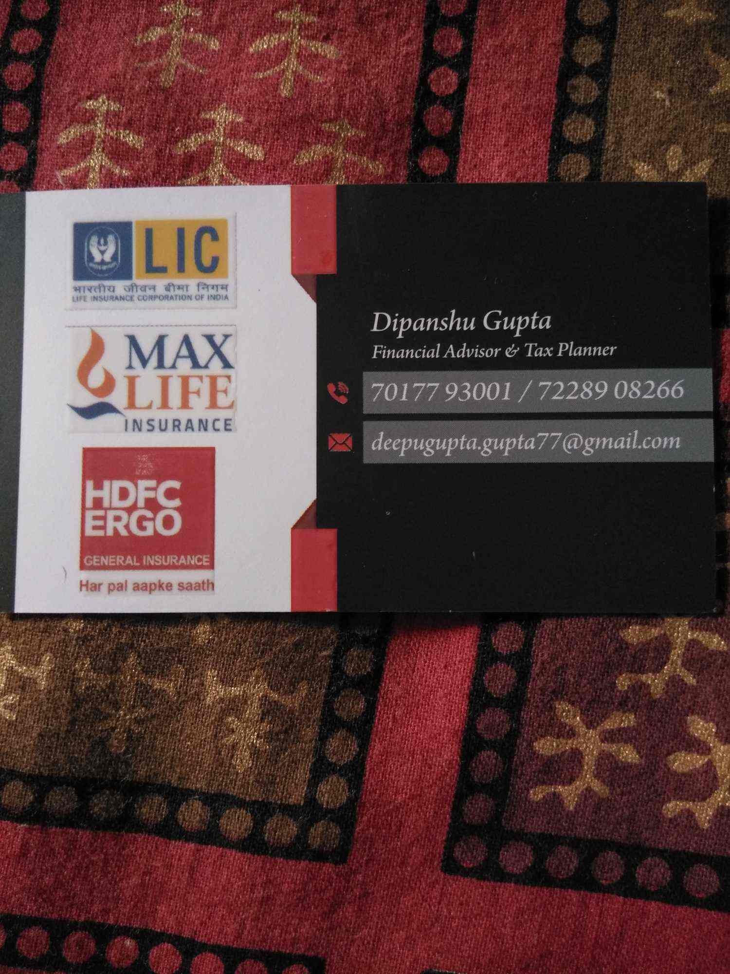 Dipanshu Gupta, Vesu Insurance Agents in Surat Justdial