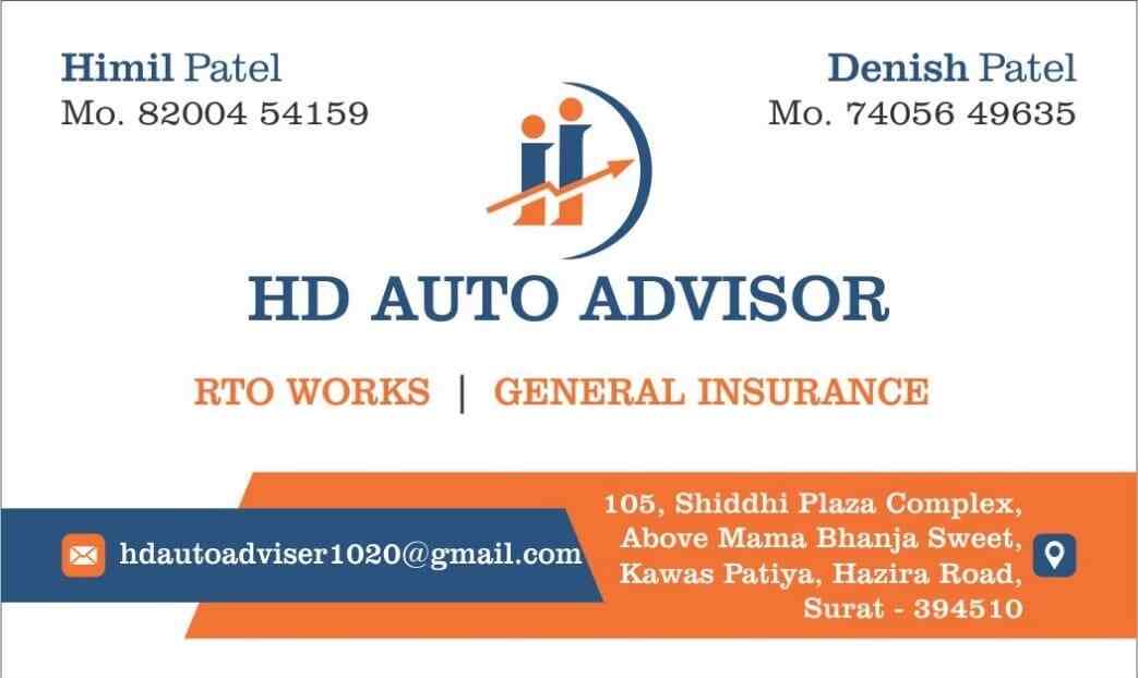 Hd Auto Adviser in KAWAS,Surat - Best RTO Consultants near me in