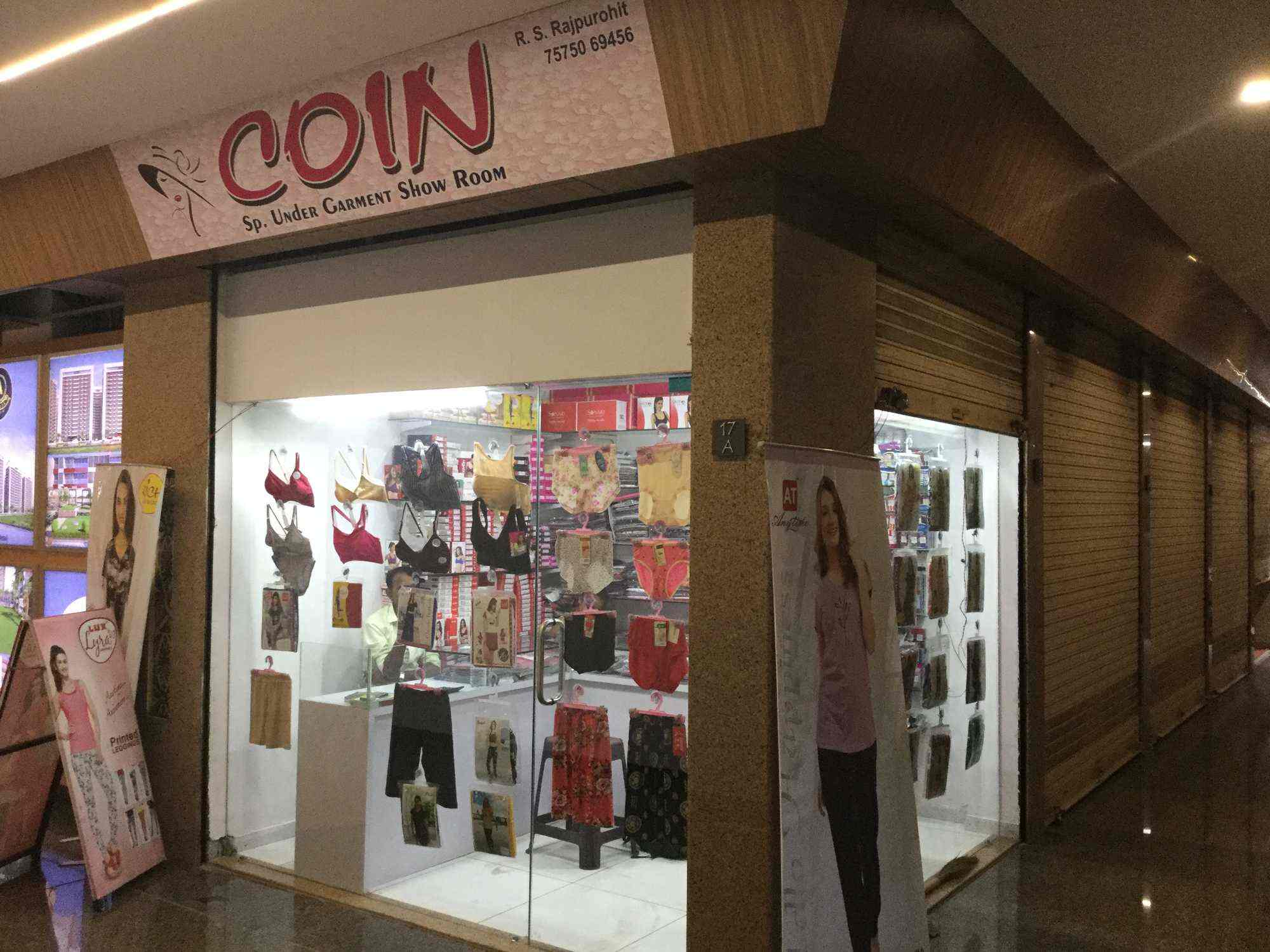 Coin Under Garments Showroom (Canopus Mall) in Ghoddod Road,Surat