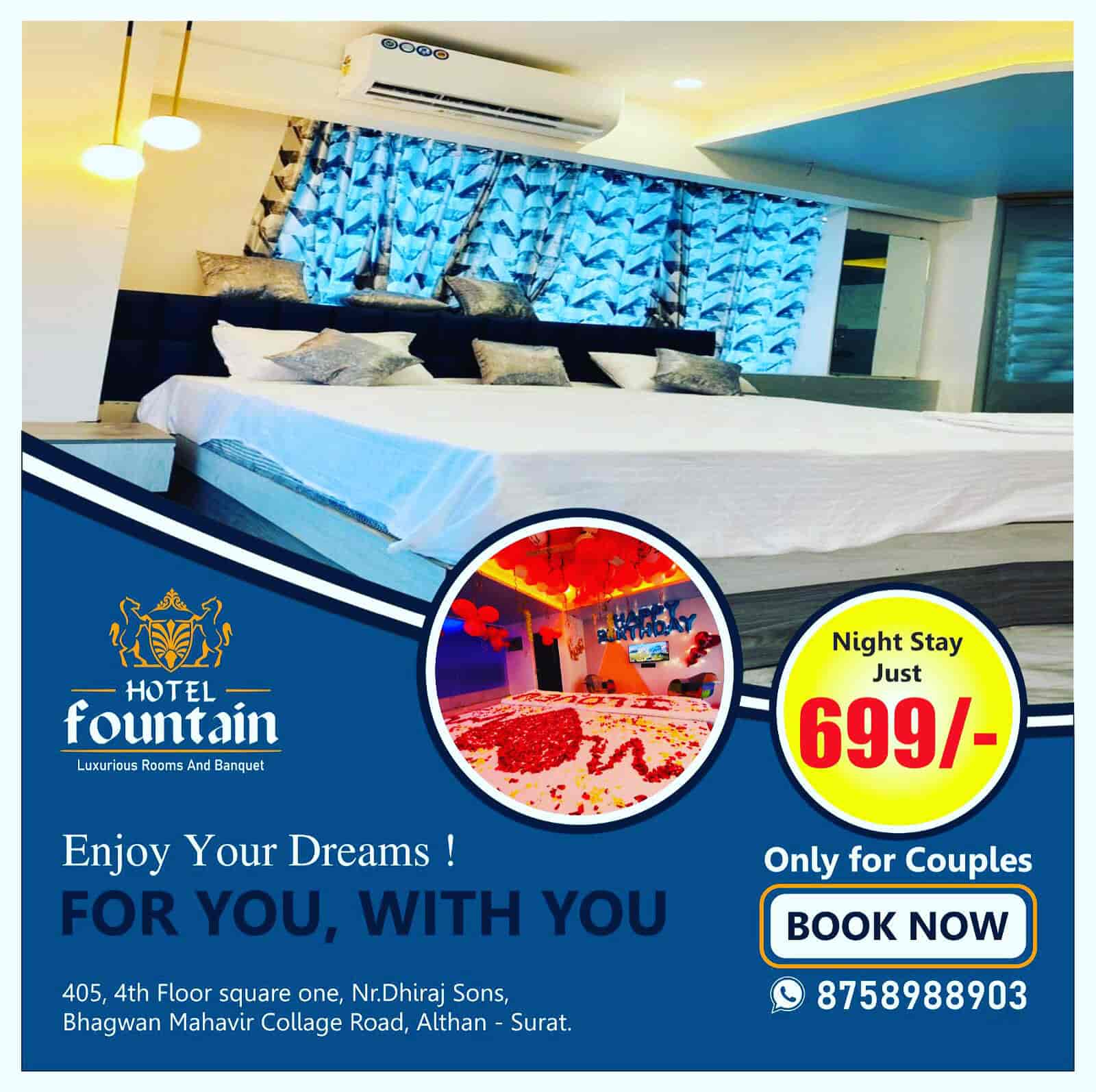 Book Hotel Fountain in Althan,Surat Best Hotels in Surat Justdial
