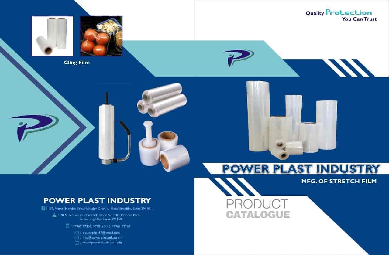 Power Plast Industry in Kamrej,Surat Best LLDPE Stretch Film Roll