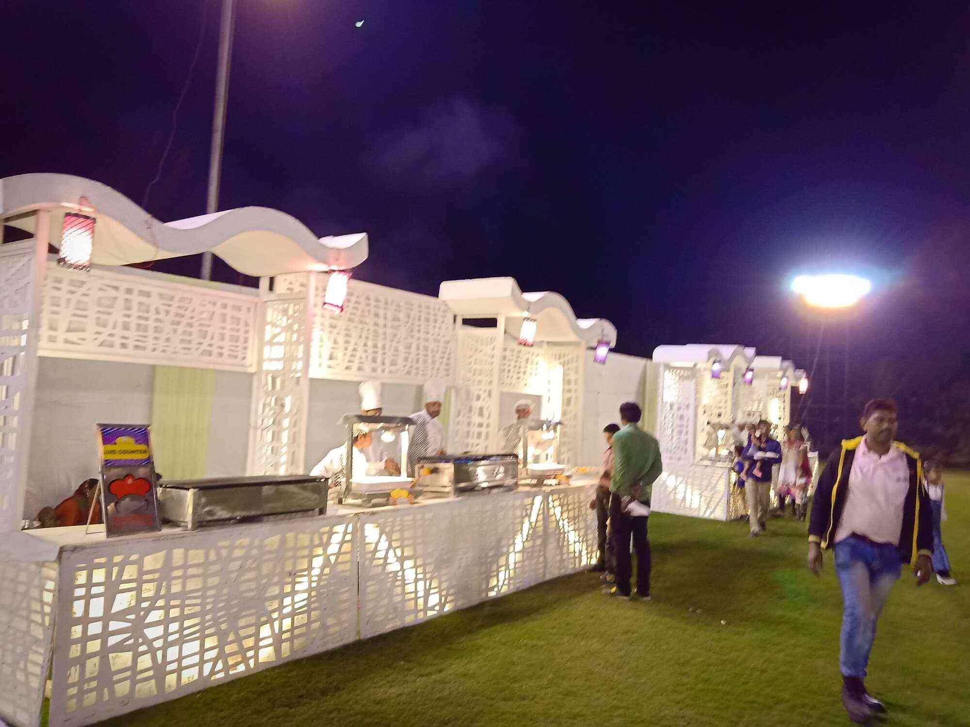 Royal Buffet Counter Decorations Display Decoration in Adajan Road