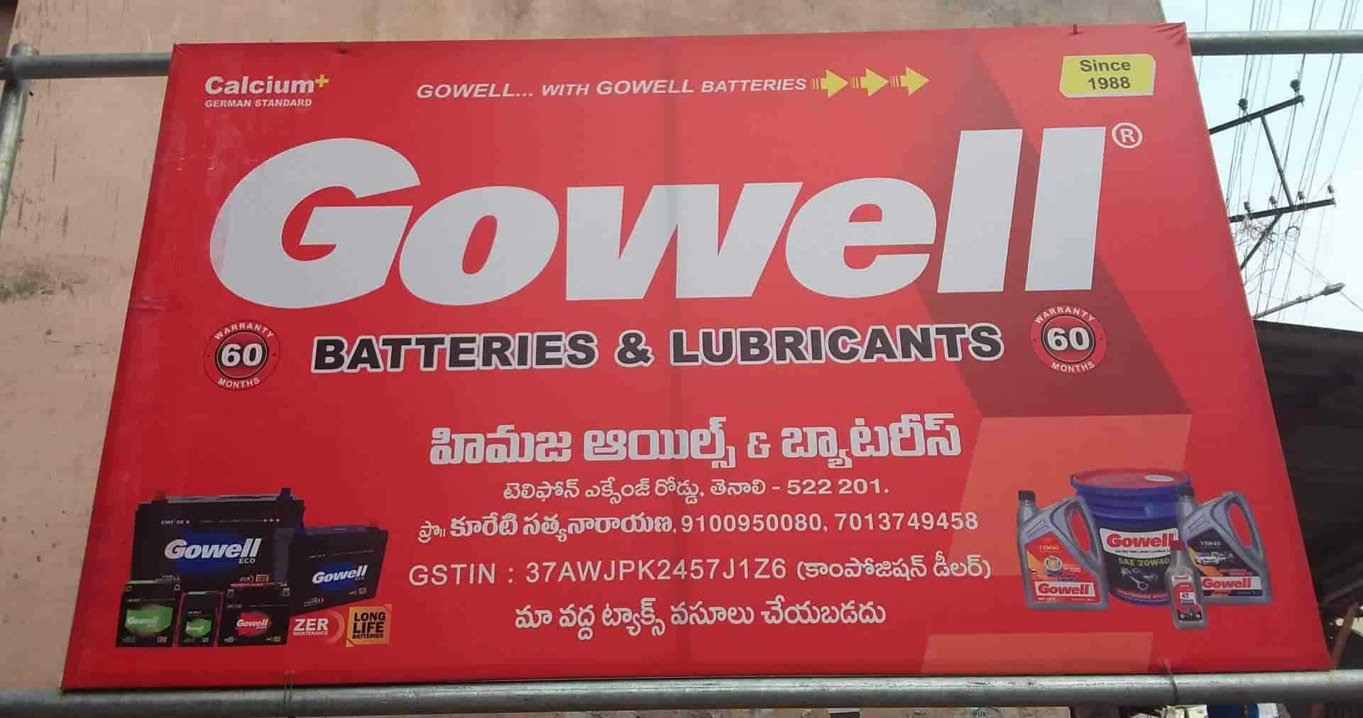 gowell bike battery price
