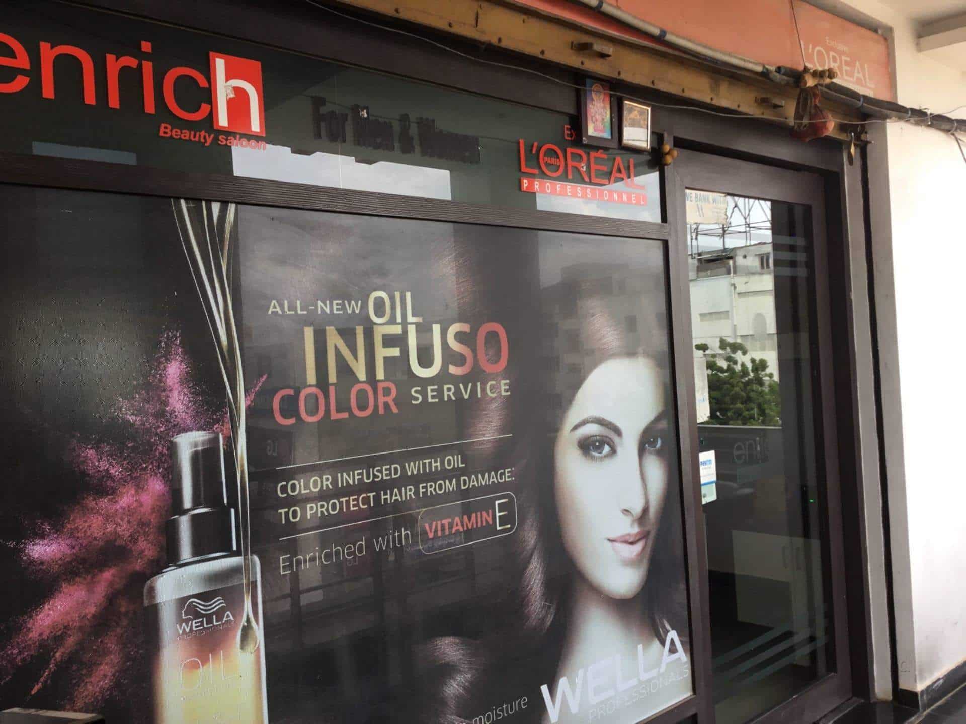 enrich hair straightening price