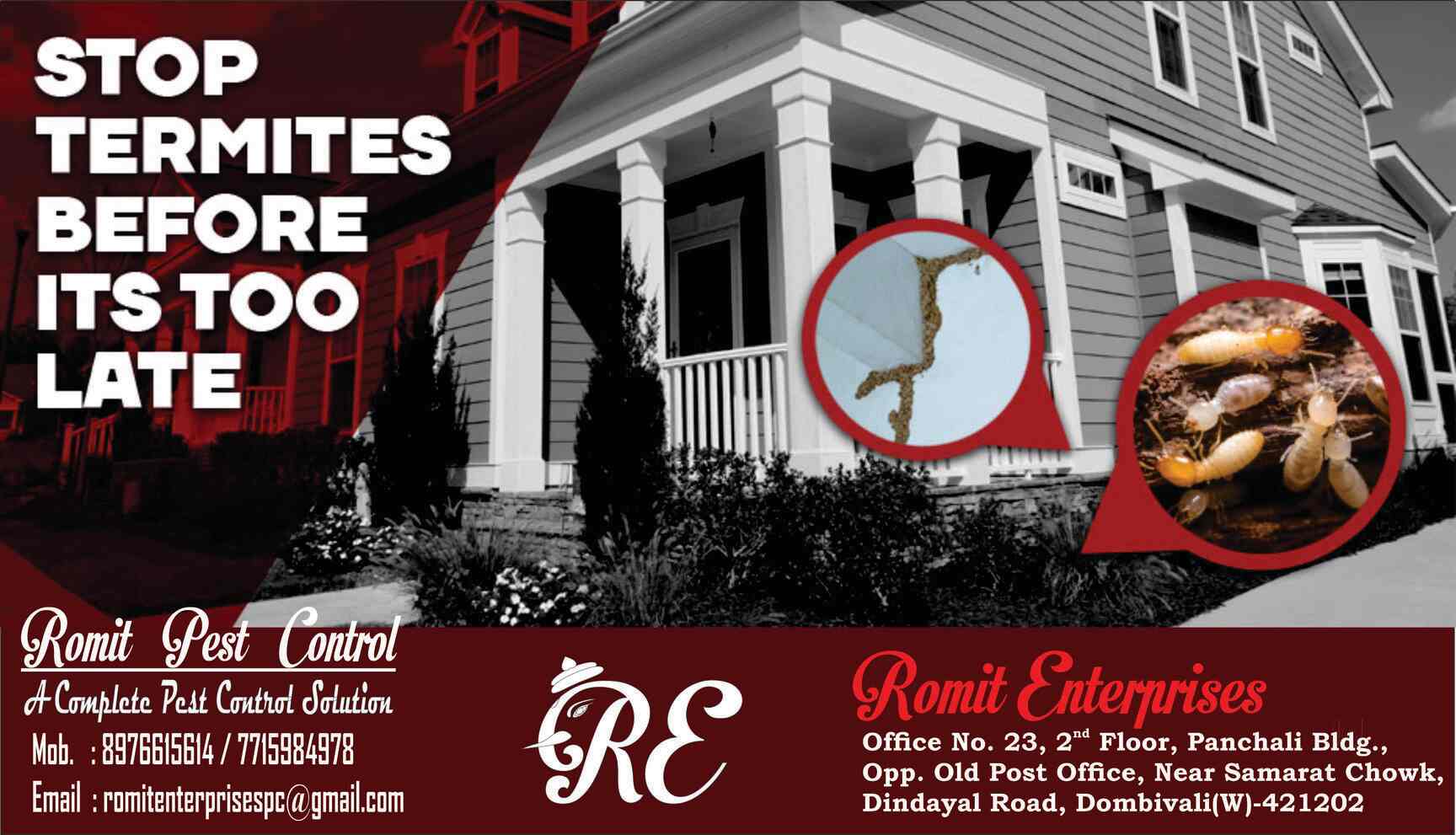 Romit Enterprises in Dombivli West,Mumbai Best Commercial Pest