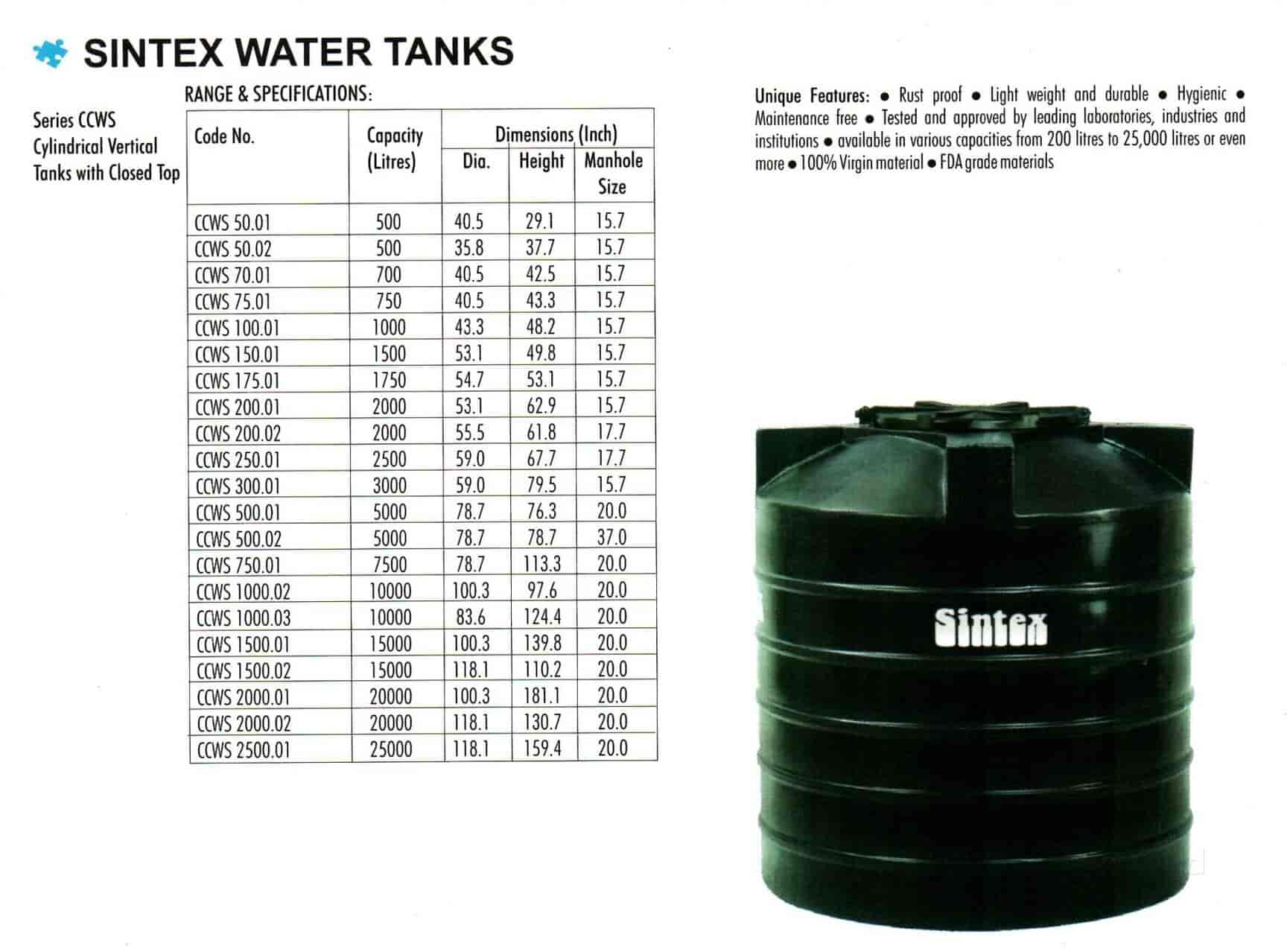 Pooja Trading Company, Bhiwandi Water Tank Dealers in Thane, Mumbai