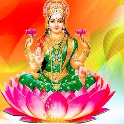 Laxmi Devi Light green saree Tanjore painting  PUSHMYCART