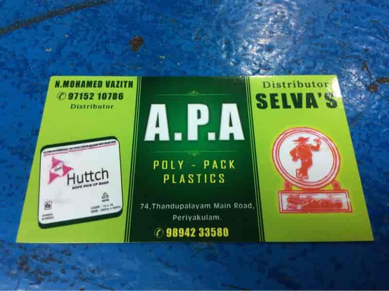 Top Disposable Product Dealers in Munnar Best Disposable Item Dealers