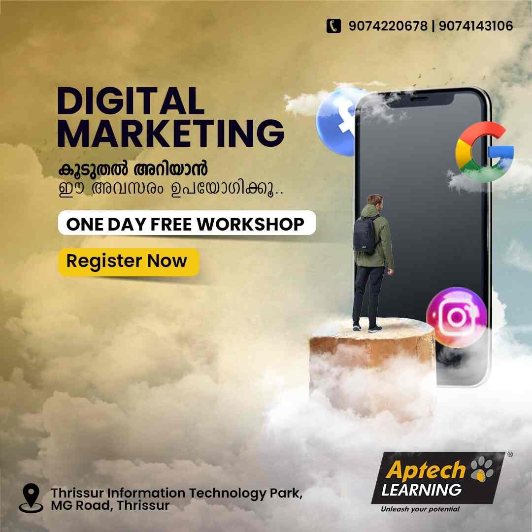 Aptech Learning in MG Road,,Thrissur Best Computer Training