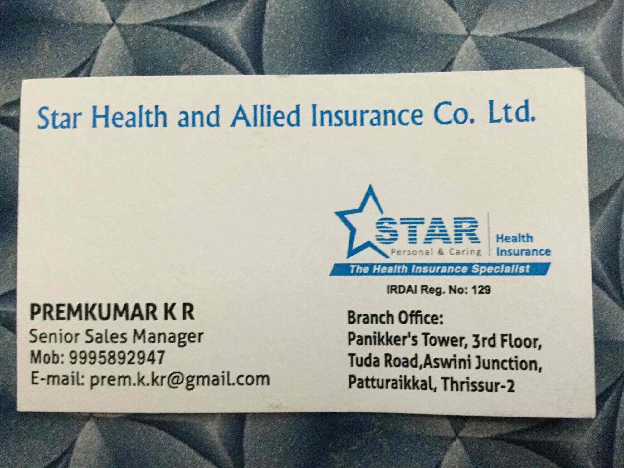 Star Health Insurance Company Ltd Thrissur City Insurance Companies In Thrissur Justdial