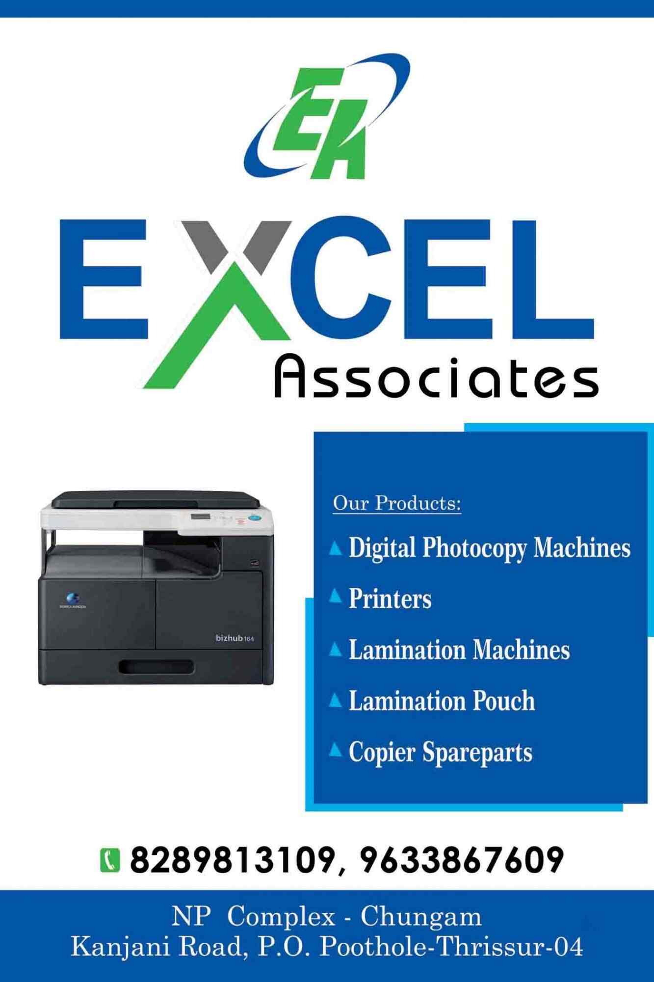 Excel Associates, Poothole Photocopier Dealers in Thrissur Justdial