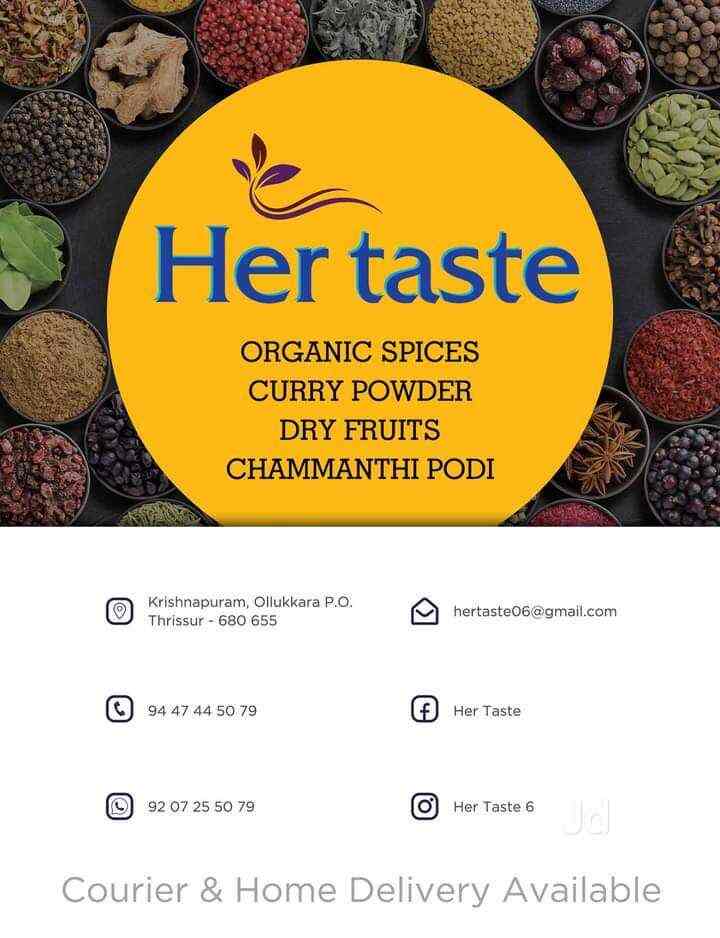 Her Taste in Ollukkara,Thrissur Best Dry Fruit Wholesalers in