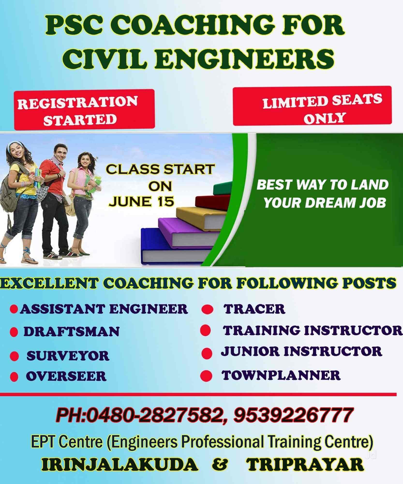 EPT Centre in Irinjalakuda,Thrissur - Best Institutes For Civil Engineering  near me in Thrissur - Justdial