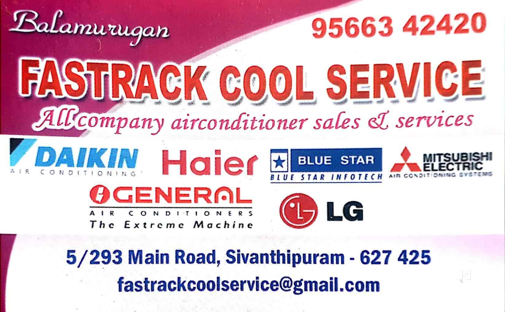 FASTRACK COOL SERVICE in Sivandipuram,Tirunelveli - Best Washing ...