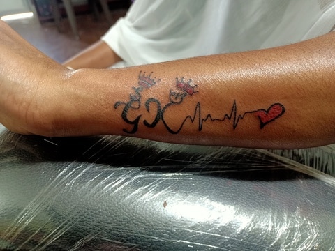 Letter a name tattoo ideas for men boys name tattoo designs tattoo tips for men YouTube