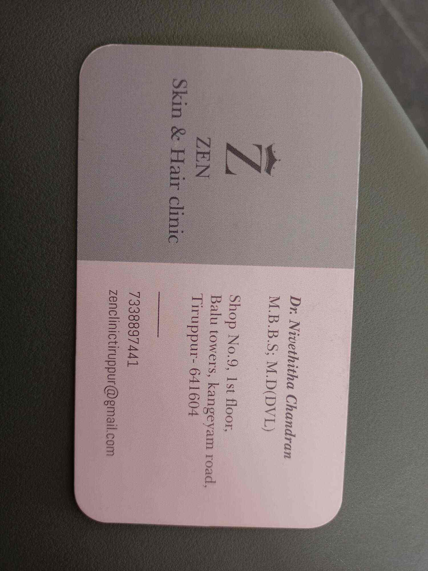 Zen skin & hair clinic in Tirupur North,Tirupur Best Skin Care