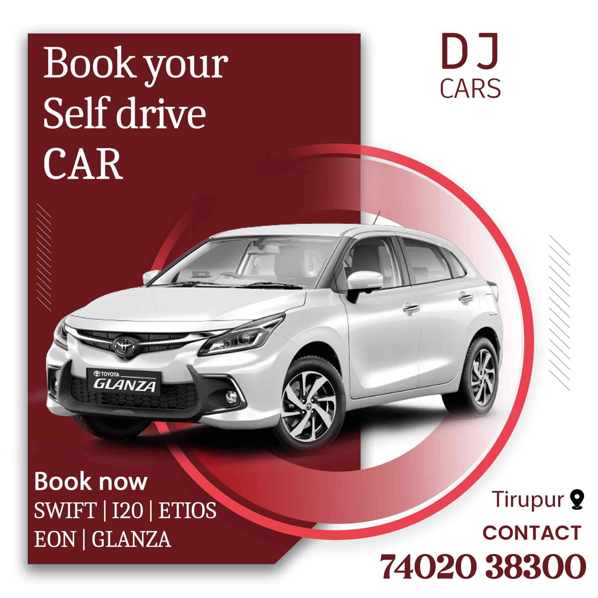 Top Car On Hire For Self Driven in Tirupur Best Self Driven Car For