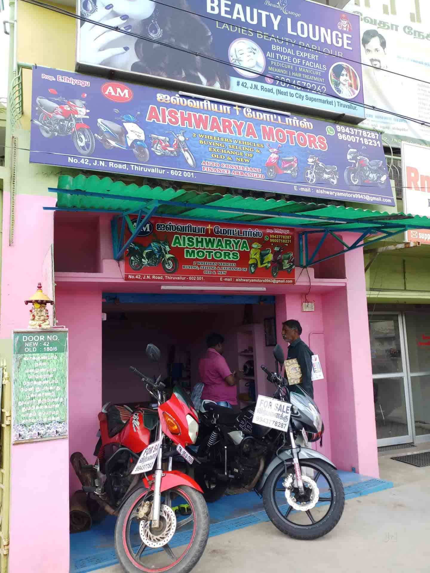 thiruvallur second hand bikes showroom contact number