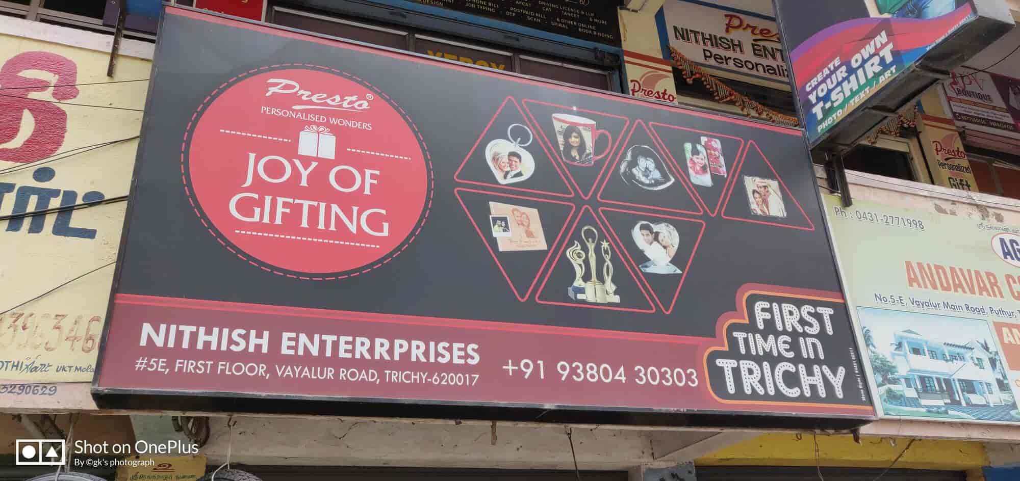Presto Personalized Wonders in Puthur,Trichy - Best Gift Shops