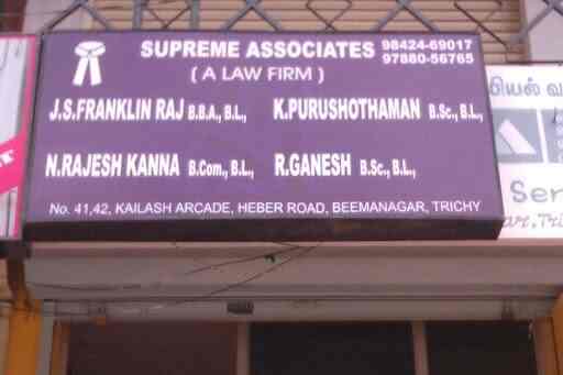 Supreme Associates Bheema Nagar Lawyers In Trichy Justdial