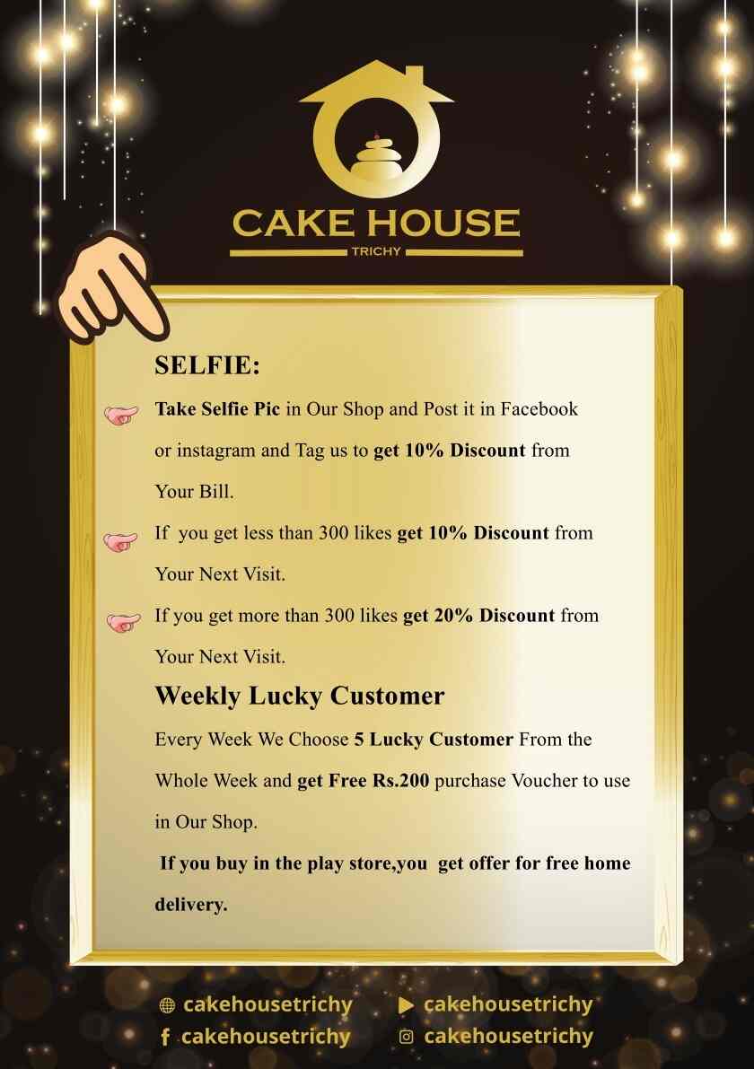 Cake House Trichy in Cantonment,Trichy Best Cake Shops in Trichy