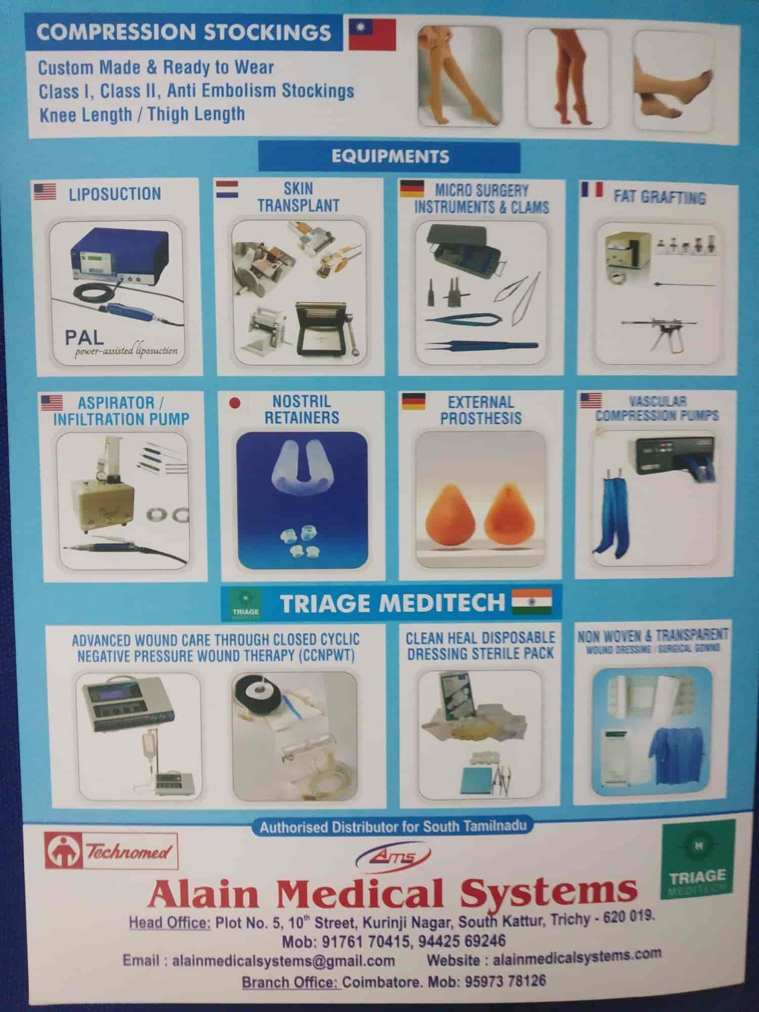 Catalogue Alain Medical Systems in Kattur , Trichy Justdial