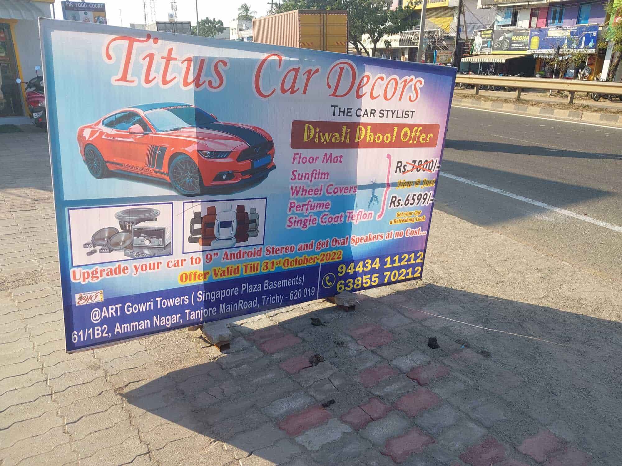 Top Car Accessory Dealers in Kattur,Trichy Best Car Parts Dealers